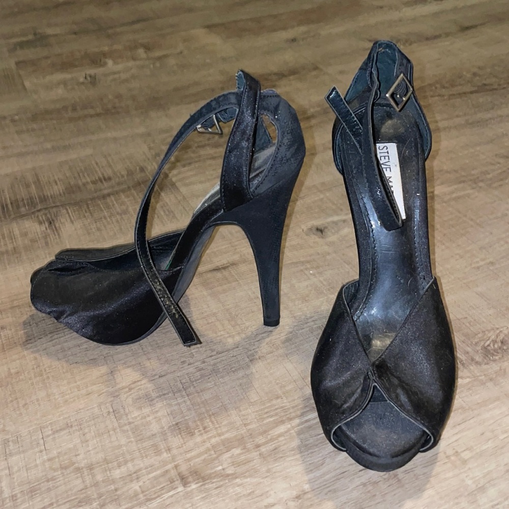 Black stiletto heels